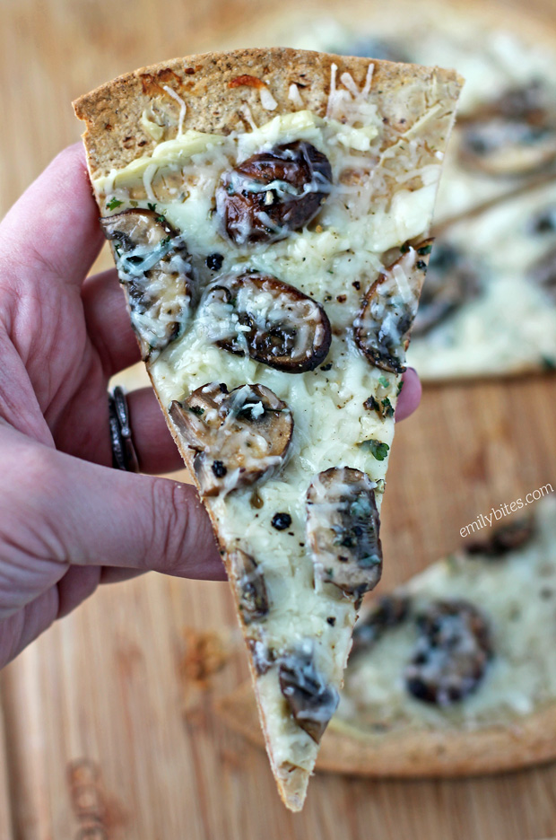 Three Cheese Mushroom Flatbreads