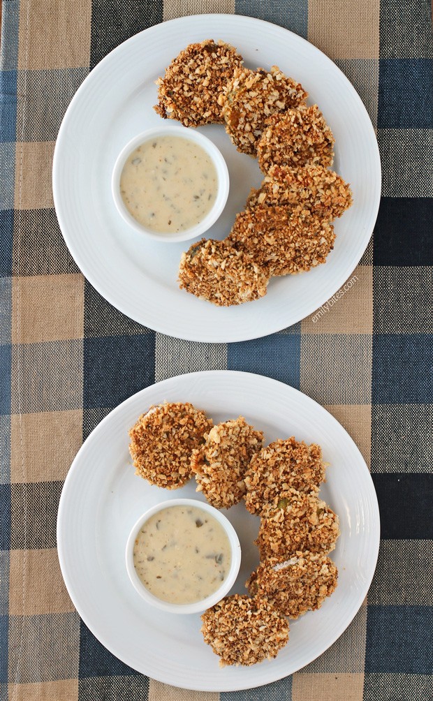 Baked Un-Fried Pickles