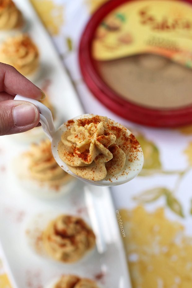Hummus Deviled Eggs