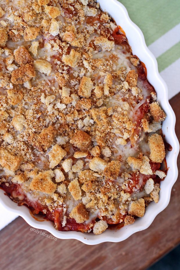 Chicken Parmesan Stuffed Shells