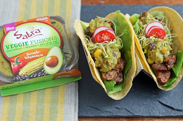 Spicy Steak Tacos with Southwestern Guacamole