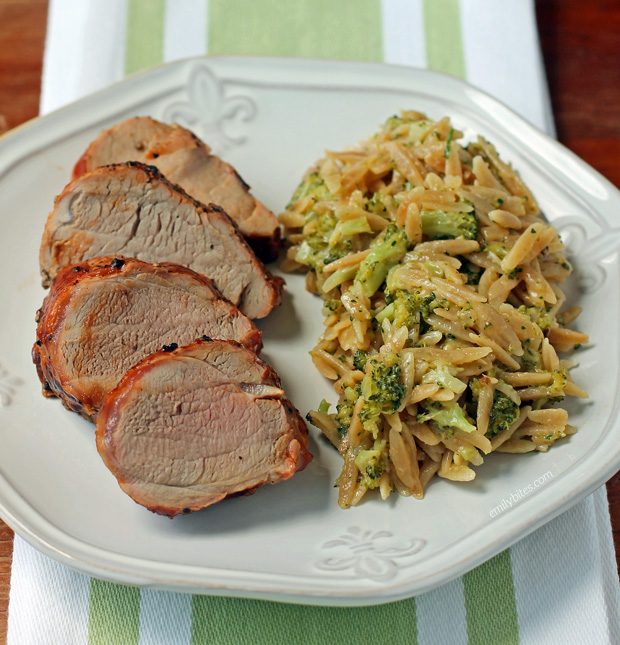 Cheddar Broccoli Orzo