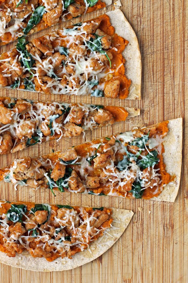 Savory Sausage Pumpkin Flatbreads