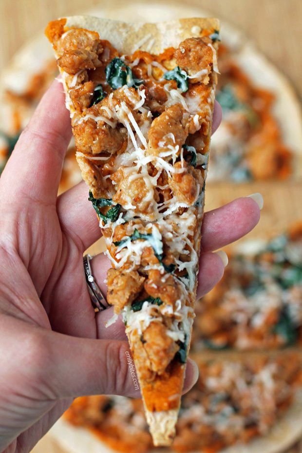 Savory Sausage Pumpkin Flatbreads