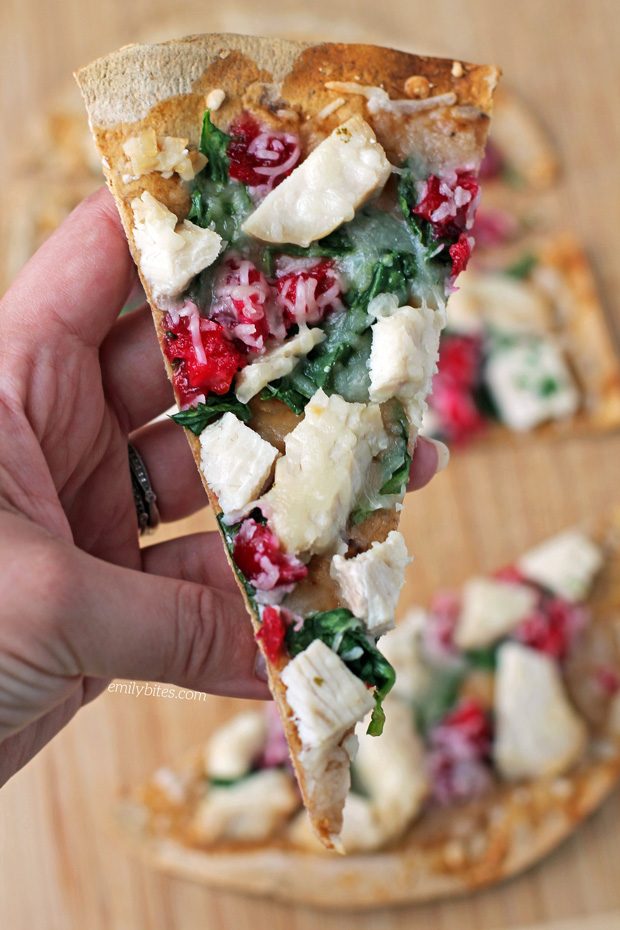 Turkey Cranberry Flatbreads
