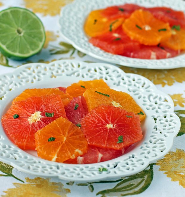 Honey Mint Citrus Salad