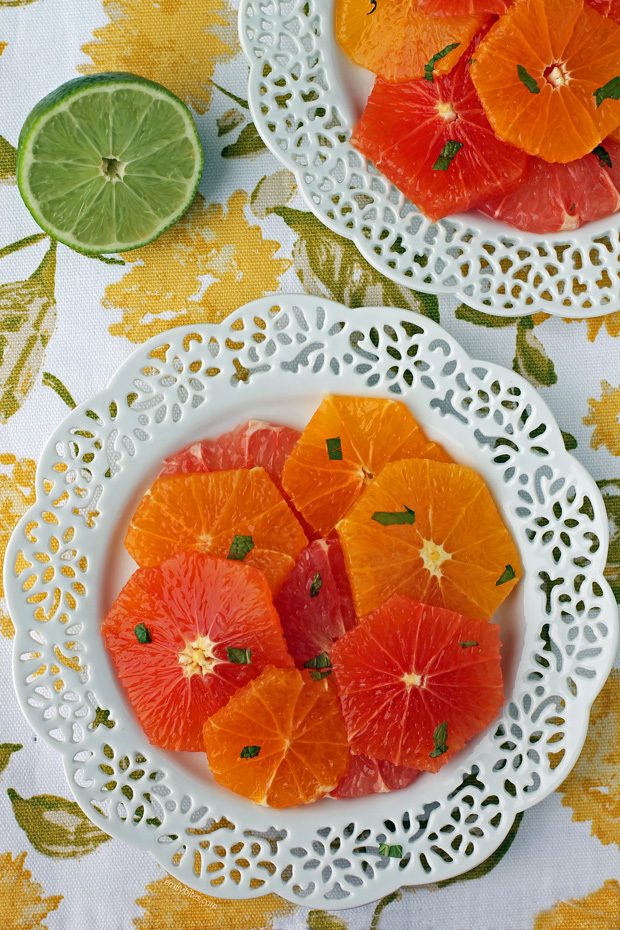Honey Mint Citrus Salad