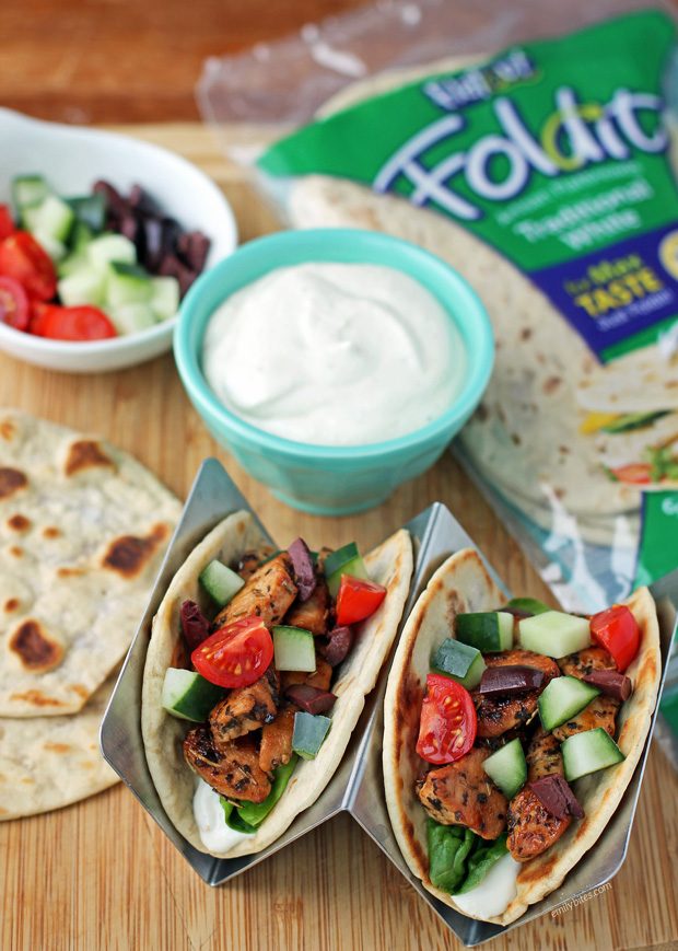 Greek Chicken Tacos