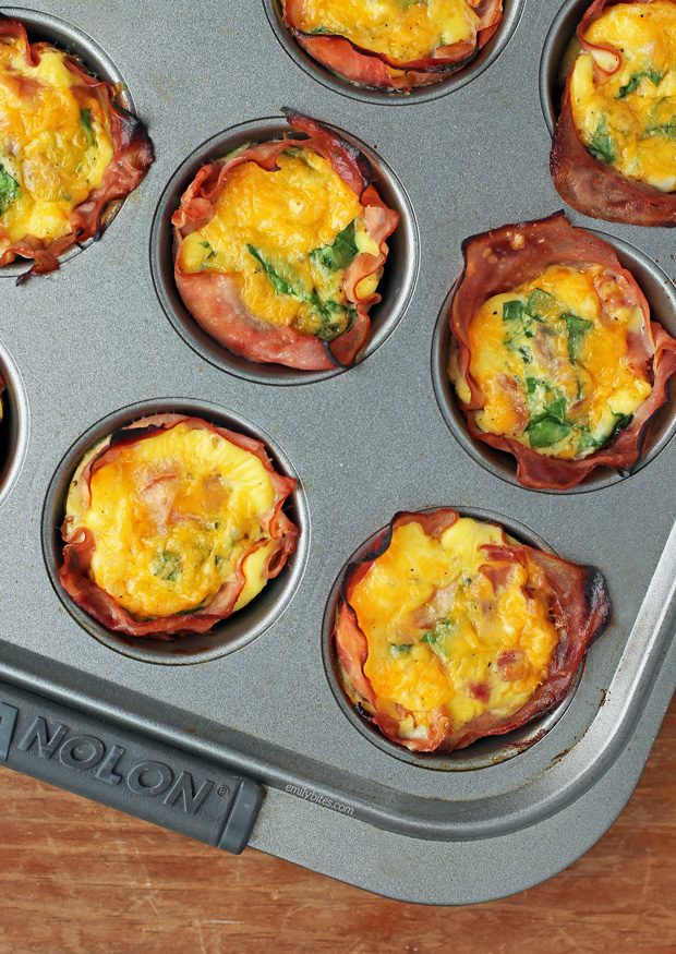 Ham and Cheese Egg Cups
