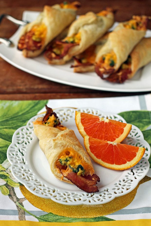 Bacon Egg and Cheese Breakfast Pastries