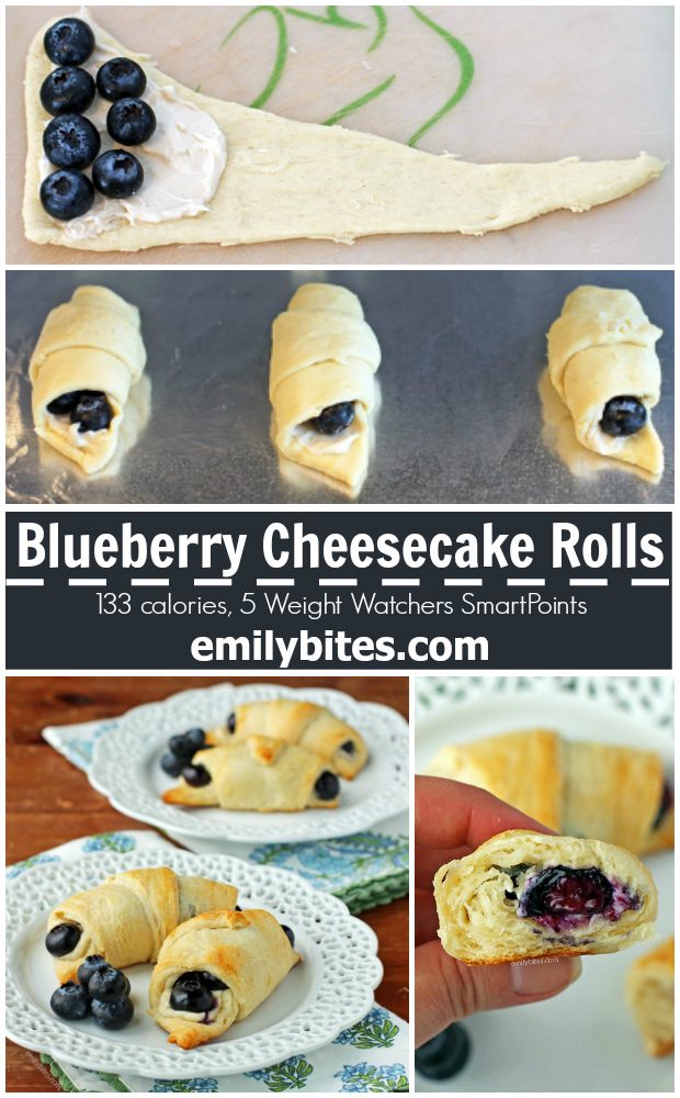 Blueberry Cheesecake Rolls