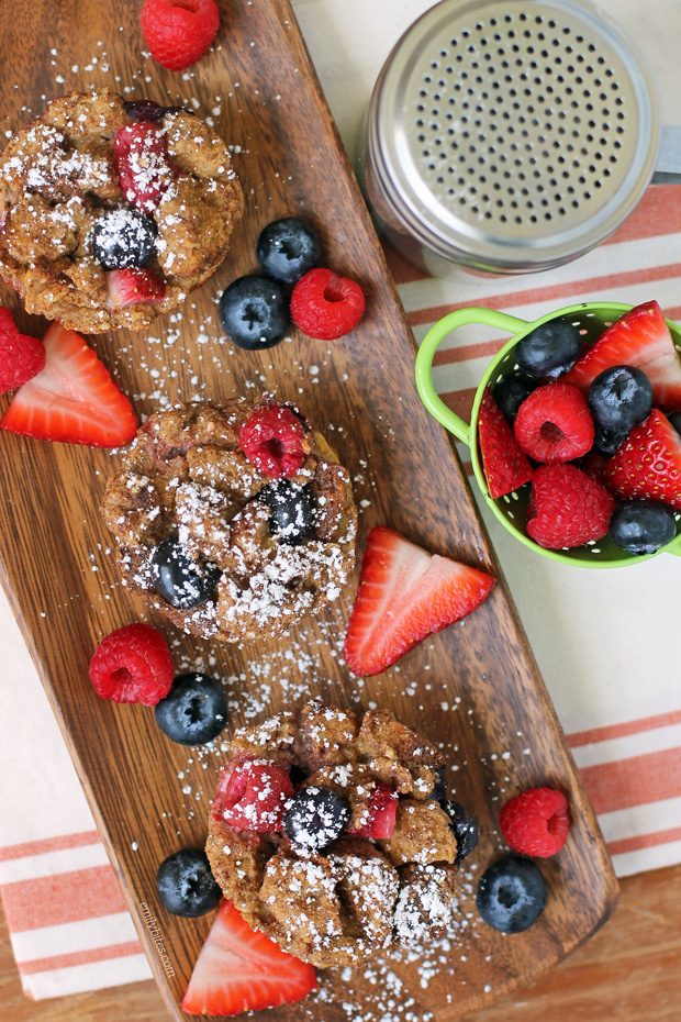 Berry French Toast Muffins