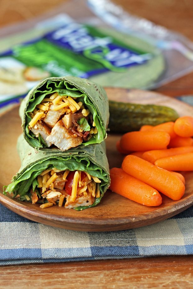 Barbecue Chicken Bacon Wraps