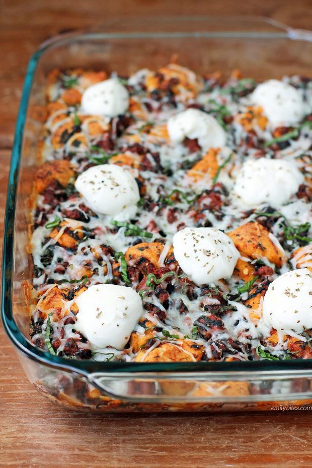 Bubble Up Lasagna Bake
