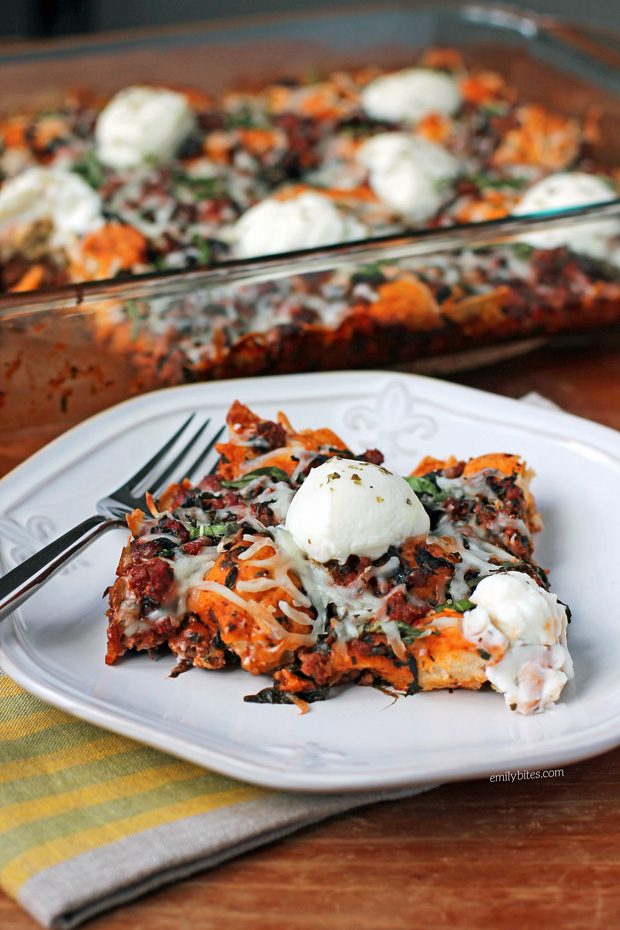 Bubble Up Lasagna Bake