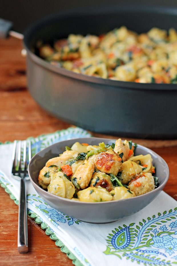 Italian Wedding Pasta Skillet