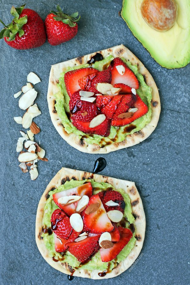 Strawberry Avocado Toast Flats