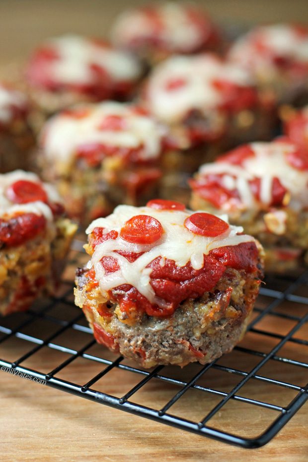 Pizza Meatloaf Muffins