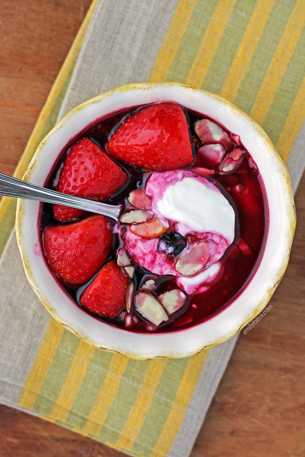 Triple Berry Yogurt Bowl