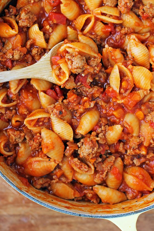 Turkey Sloppy Joe Pasta