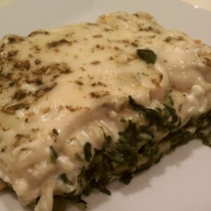 White Vegetable Lasagna