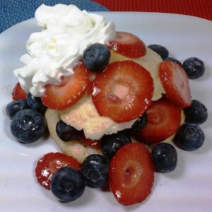 Red, White & Blueberry Shortcake