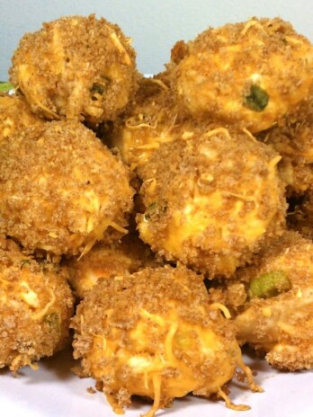 Cheesy Buffalo Chicken Balls