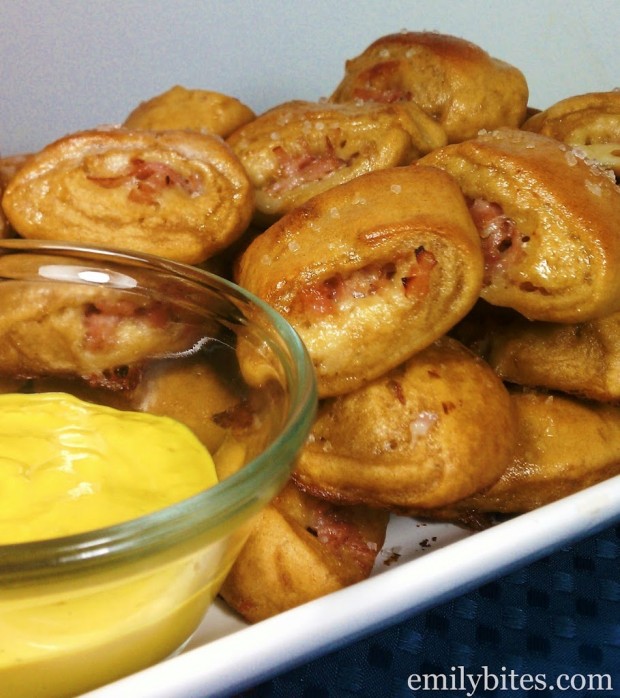 Ham & Cheese Pretzel Bites