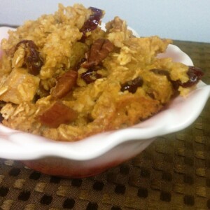 Pumpkin, Cranberry & Apple Baked Oatmeal