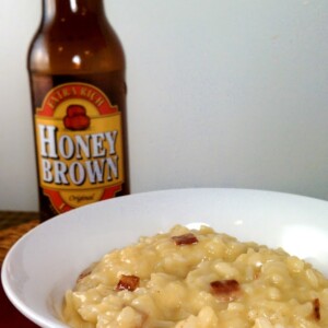Bacon, Cheddar and Beer Risotto