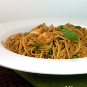 Spicy Sesame Noodles with Chicken