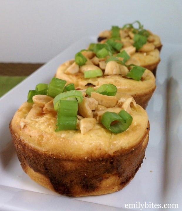 Thai Chicken Biscuit Cups