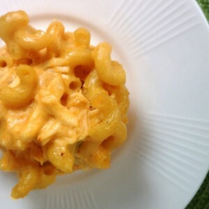 Buffalo Chicken Mac and Cheese Muffin