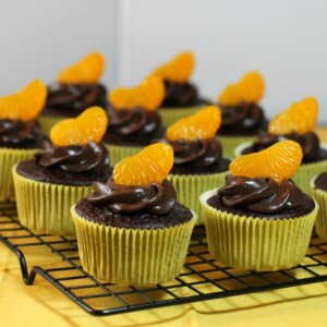 Dark Chocolate Orange Cupcakes