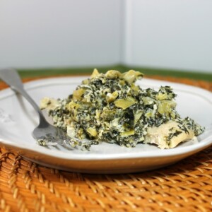 Skinny Spinach and Artichoke Chicken