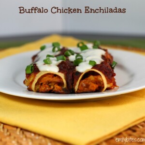 Buffalo Chicken Enchiladas
