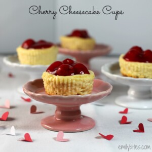Cherry Cheesecake Cups