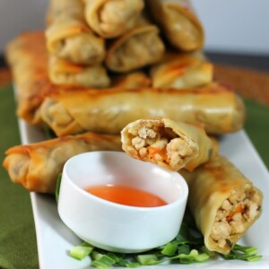 Baked Chicken Egg Rolls