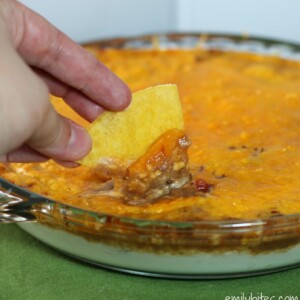 Hot and Cheesy Bean Dip