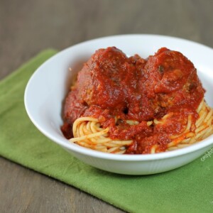 Slow Cooker Meatballs and Marinara