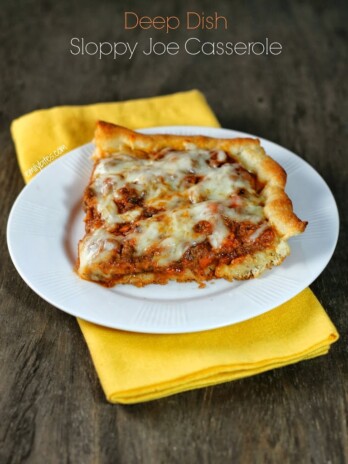 Deep Dish Sloppy Joe Casserole
