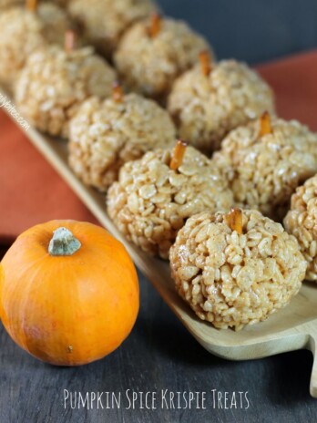 Pumpkin Spice Krispie Treats