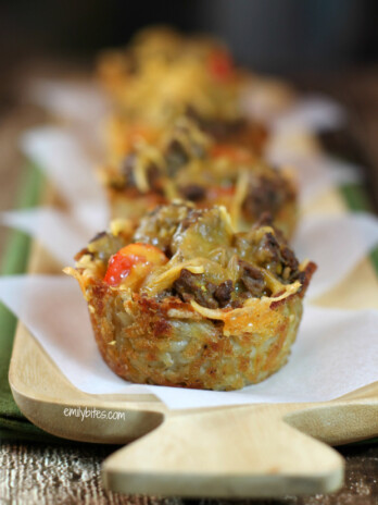 Cheeseburger Hash Brown Cups