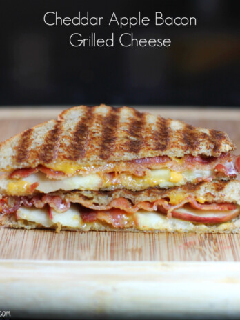 Cheddar Apple Bacon Grilled Cheese