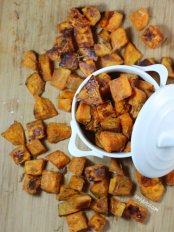 Parmesan Roasted Sweet Potatoes