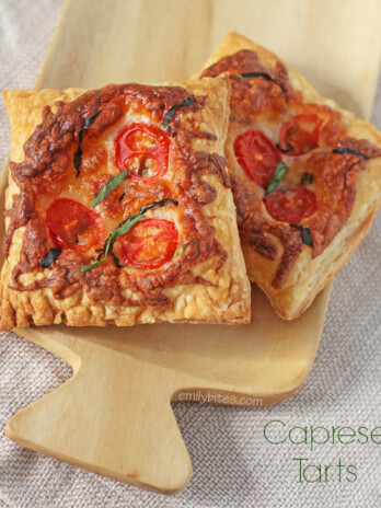 Caprese Tarts
