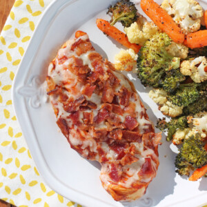 Cheesy Bacon BBQ Chicken