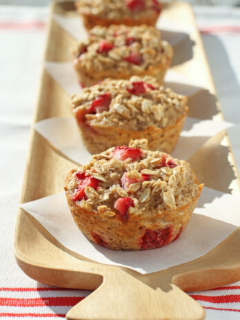 Strawberry Banana Baked Oatmeal Singles