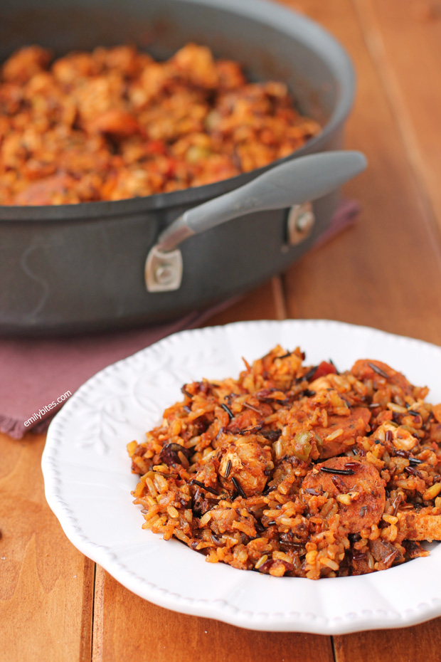 Chicken and Chorizo Salsa Skillet
