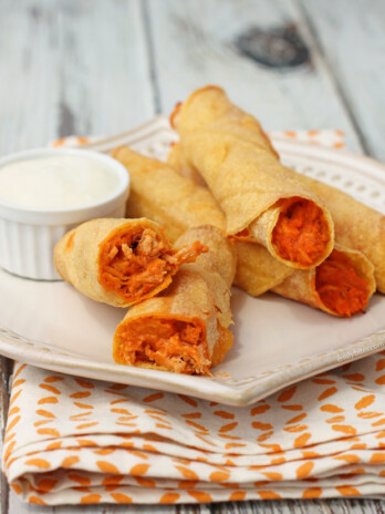 Buffalo Chicken Taquitos